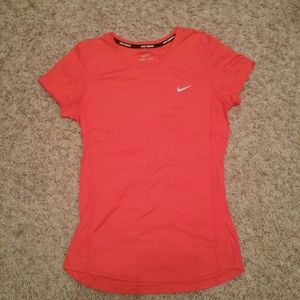 Bright Orange Nike Running Dri-fit tee